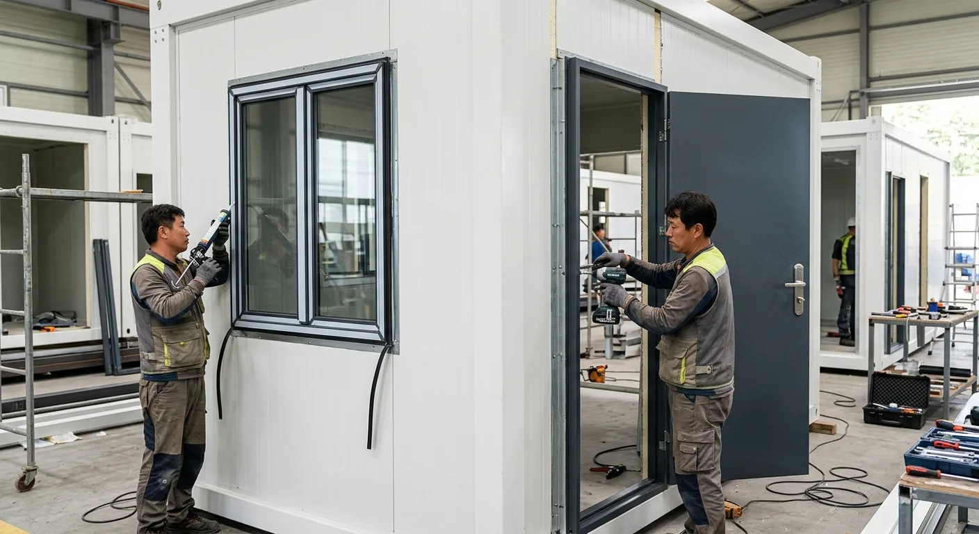 Folding Container House Door & Window Sealing