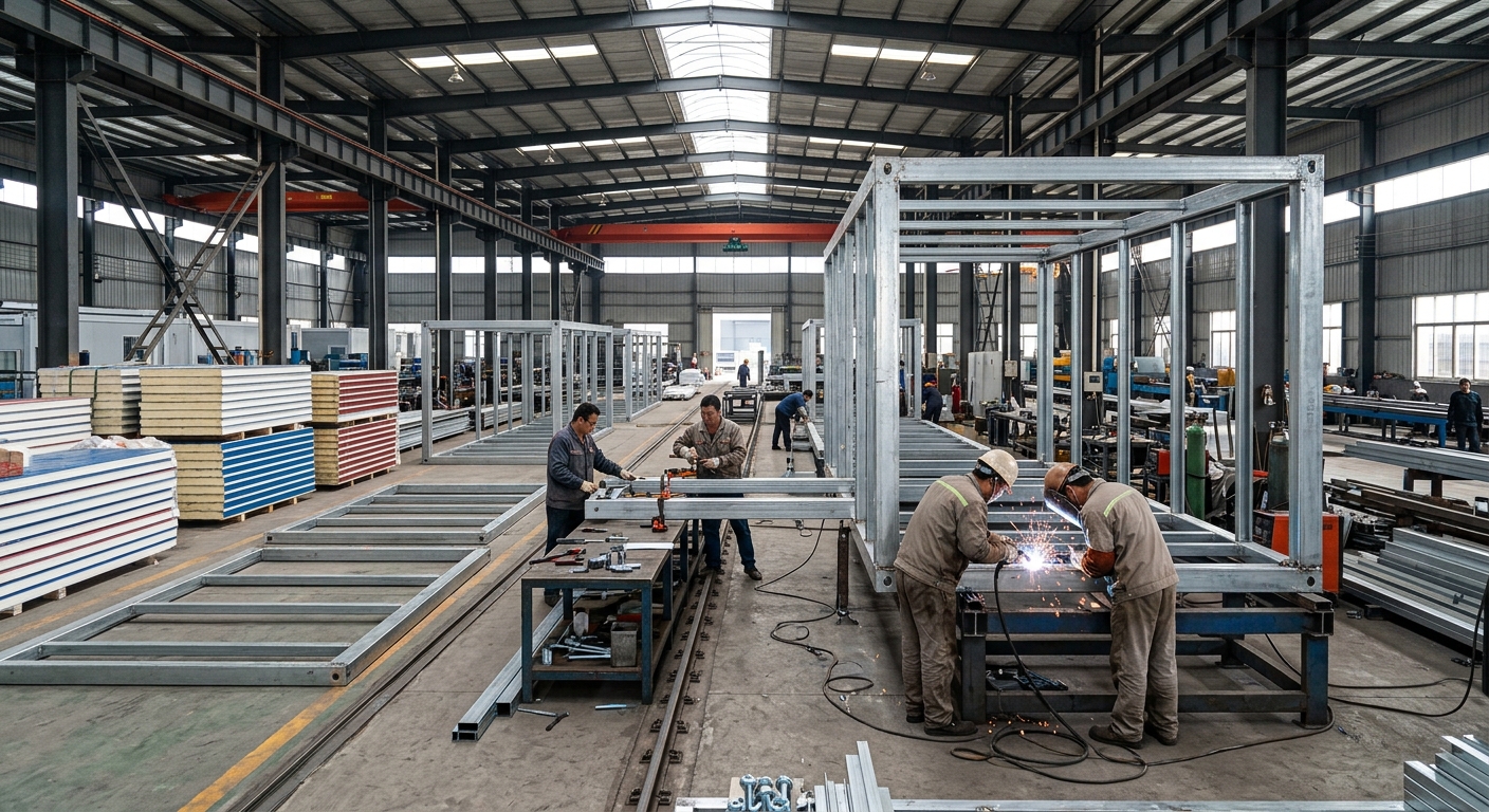 Factory fabrication and production line