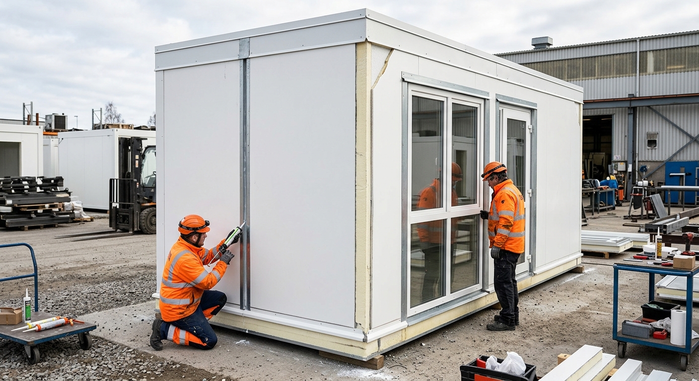 Insulated Flat Pack Container