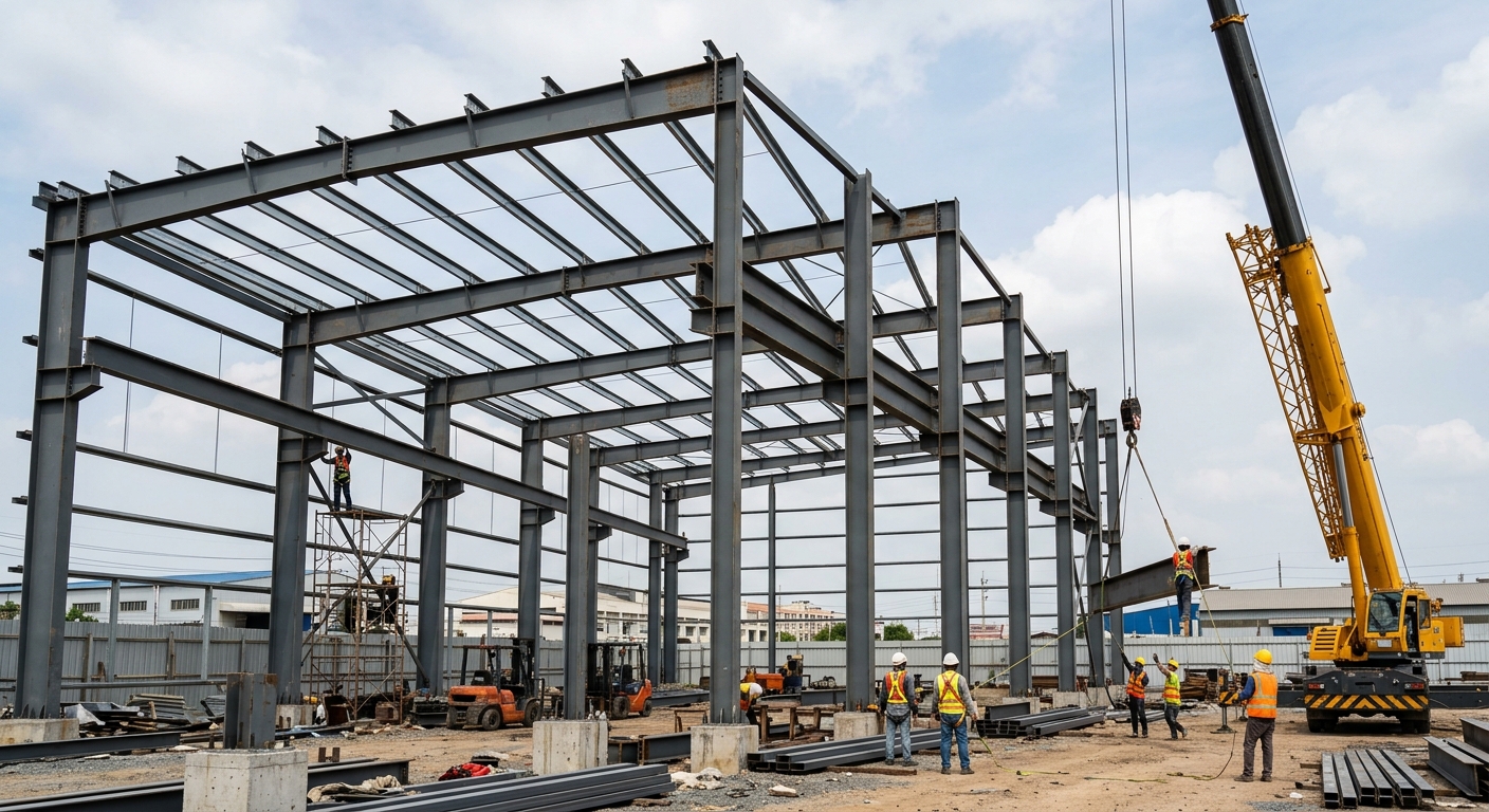 Steel Structure Warehouse / Workshop